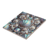 Luxury Coastal Decor | Diamonds and Seashells  タイル (側面)