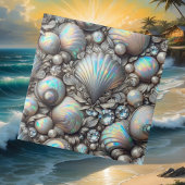 Luxury Coastal Decor | Diamonds and Seashells  タイル
