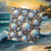 Luxury Coastal Decor | Diamonds and Seashells  タイル