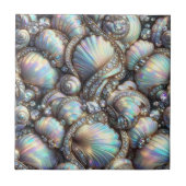 Luxury Coastal Decor | Diamonds and Seashells  タイル (正面)