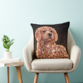 Luxury Cockapoo Art Pillow | Elegant Dog Decor クッション (椅子)