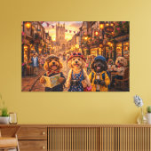 Luxury Cockapoo Canterbury Wall Art Canvas キャンバスプリント (インサイチュ (リビング))