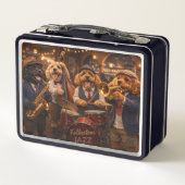 Luxury Cockapoo Jazz Band  メタルランチボックス (裏面)