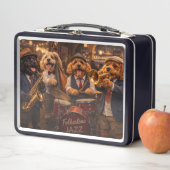 Luxury Cockapoo Jazz Band  メタルランチボックス (インサイチュ)