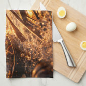 Luxury Cockapoo Venice Gondola  キッチンタオル (四つ折り)