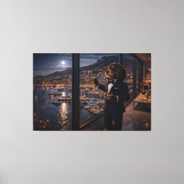 Luxury Cockapoo Wall Art – Monaco Dog Canvas キャンバスプリント