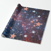Luxury Cosmic Star Galaxy Wrapping Paper. ラッピングペーパー (アンロールド)