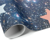 Luxury Cosmic Star Galaxy Wrapping Paper. ラッピングペーパー (ロールコーナー)