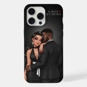 Luxury Couple Phone Case iPhoneケース (裏面)