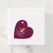 Luxury Crocodile Leather Monogram Gold Initial フェイバータグ (インサイチュ)