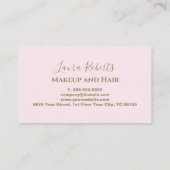 Luxury Crown Pattern Pink 予約カード (裏面)