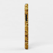 Luxury Crumpled Gold Foil Texture Elegant Metallic Case-Mate iPhoneケース (裏面/右)