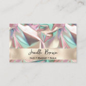 Luxury Crumpled Holographic Foil 名刺 (正面)