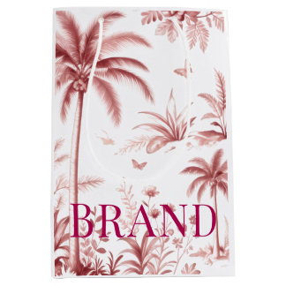 Luxury Custom Logo for gift bags|fancy  Boutiq ミディアムペーパーバッグ