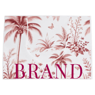 Luxury Custom Logo Paper Gift Bag | Minimal Boutiq ラージペーパーバッグ