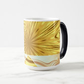 Luxury Daily Ritual: Gilded Zenith Opulent Swirl D モーフィングマグカップ (正面右)