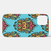 Luxury Damask flower seamless pattern. Floral Vint Case-Mate iPhoneケース (裏面 (横))