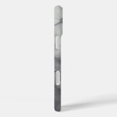 Luxury Dark Grey Marble Phone Case - Bold Cracked  Case-Mate iPhoneケース (裏面 / 右)