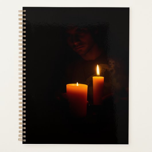 Luxury Dark Halloween Planner 2026 プランナー手帳 (正面)