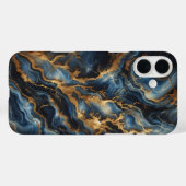 Luxury Deep Blue Marble Phone Case - Elegant  Case-Mate iPhoneケース (裏面 (横))