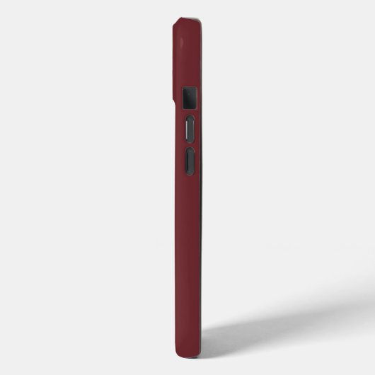 Luxury Deep Burgundy & Gold Parisian Chic iPhone C Case-Mate iPhoneケース (裏面 / 左)