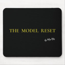 Luxury Deep Burgundy & Gold Parisian Chic Mousepad マウスパッド