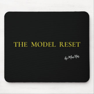 Luxury Deep Burgundy & Gold Parisian Chic Mousepad マウスパッド