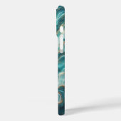 Luxury Deep Turquoise Marble Phone Case - Elegant  Case-Mate iPhoneケース (裏面 / 左)