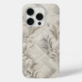 Luxury Diagonal Botanical Mosaic Phone Case Case-Mate iPhoneケース (裏面)