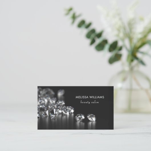 Luxury Diamonds Jeweler Jewelry Store 名刺 (スタンド正面)