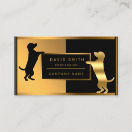 Luxury Dog獣医プロフェッショナルテキストの追加 名刺