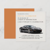 Luxury Drive Celebration 招待状 (正面/裏面)