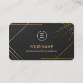 Luxury Editable Business Card Template  名刺 (正面)