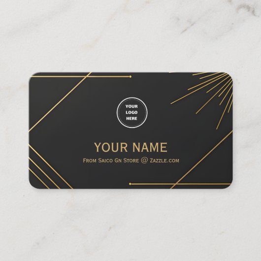 Luxury Editable Business Card Template  名刺 (正面)