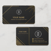Luxury Editable Business Card Template  名刺 (正面/裏面)