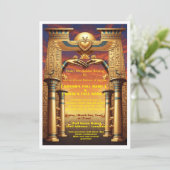 Luxury Egyptian Wedding Invitation | Union Under  招待状 (スタンド正面)