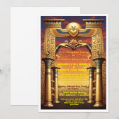 Luxury Egyptian Wedding Invitation | Union Under  招待状 (正面/裏面)