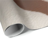 Luxury Elegant Faux Cow Leather Popular Collection ラッピングペーパー (ロールコーナー)