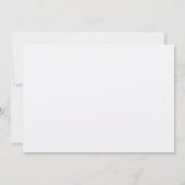 Luxury Elegant Grey Gorgeous Script Best Man 招待状 (裏面)