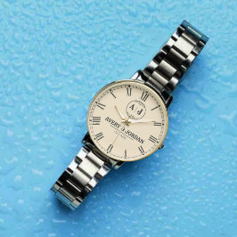 Luxury Elegant Minimalist Customizable Couple’s  腕時計