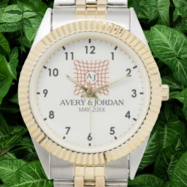 Luxury Elegant Monogram with Initials 腕時計