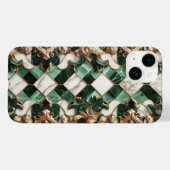 Luxury Emerald Green Marble Phone Case - Elegant  Case-Mate iPhoneケース (裏面 (横))