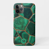 Luxury Emerald Malachite Green Marble Abstract Case-Mate iPhoneケース (裏)