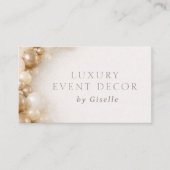 Luxury Event Decor Party Decorating 名刺 (正面)