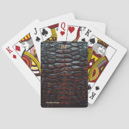 Luxury Executive Monogram Premium Leather トランプ