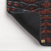 Luxury Executive Monogram Premium Leather  マウスパッド (コーナー)