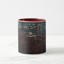 Luxury Executive Monogram Premium Leather マグカップ