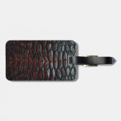 Luxury Executive Monogram Premium Leather ラゲッジタグ (裏面横)