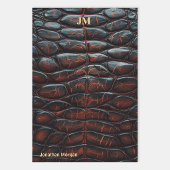 Luxury Executive Monogram Premium Leather ラッピングペーパーシート