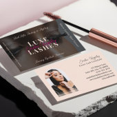 Luxury Eyelash Beauty Lash Professional Black Pink 名刺